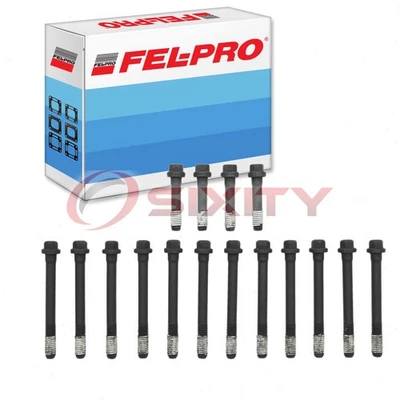 Fel-Pro Cylinder Head Bolt Set for 1991-2000 GMC K2500 7.4L V8 Engine Block  mc - Image 1 of 4