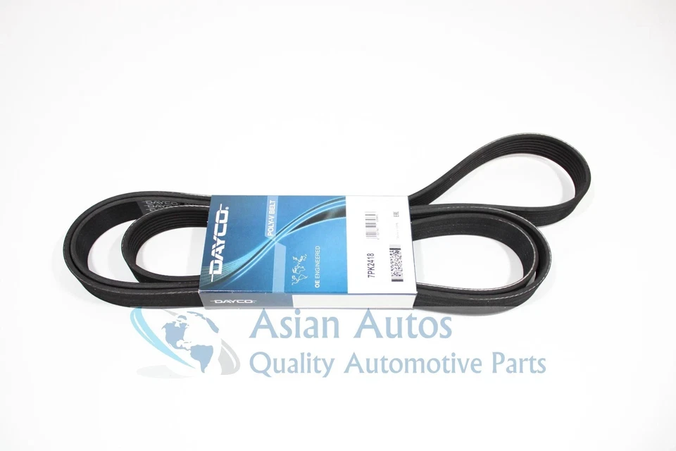 Dayco Serpentine Belt 7PK2418 Fits: Mercedes Benz C230 2003-2005  - Image 1 of 1