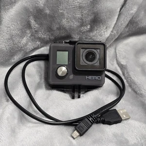 GoPro Hero HWBL1 Action Camera ONLY Grey Waterproof Case WORKS No SD Card - Picture 1 of 10
