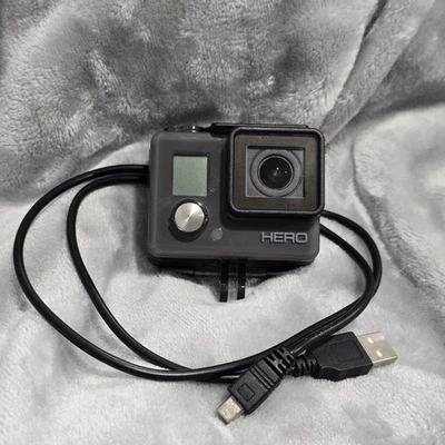 GoPro Hero HWBL1 Action Camera ONLY Grey Waterproof Case WORKS No SD Card - Image 1 of 4