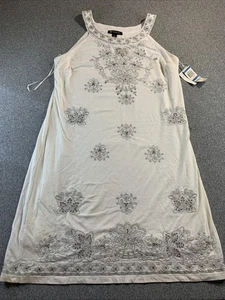 INC International Concepts White Heat Size X-Large White Lotus Strap floral NWTs - Picture 1 of 9