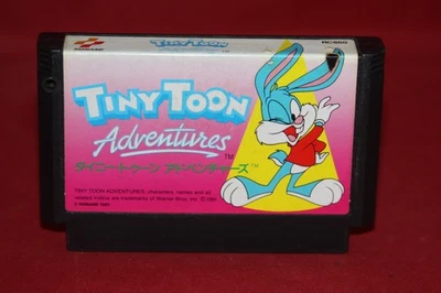Tiny Toon Adventures (Nintendo Famicom, 1991) Authentic Game Cartridge (RC860) - Image 1 of 3