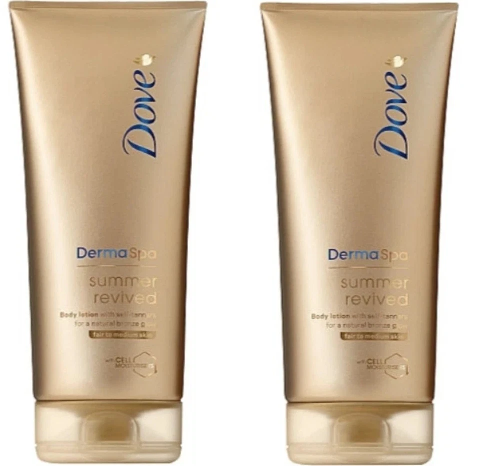 Dove Derma Spa Summer Revived 200ml, Fair To Medium-FREE SHIPPING-PACK OF 2 - Image 1 of 4
