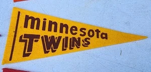 1950s Baseball Mini Pennant Minnesota Twins - Picture 1 of 1