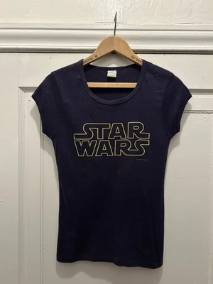 Vintage Anvil Star Wars Original Movie T Shirt Women’s L Navy 1977 20th C. Fox - Image 1 of 4