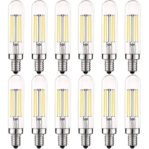 Luxrite T6 T6.5 Edison LED Bulb 5W 4000K Cool White Dimmable 500LM E12 12-Pack - Picture 1 of 7