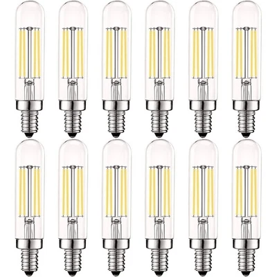 Luxrite T6 T6.5 Edison LED Bulb 5W 4000K Cool White Dimmable 500LM E12 12-Pack - Image 1 of 4