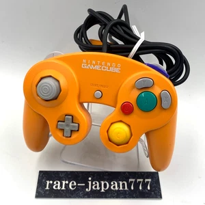 Nintendo Gamecube Controller Orange DOL-003 Official Tested For Switch Wii Japan - Picture 1 of 9