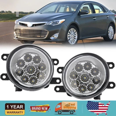 Par de luces antiniebla delanteras luces de parachoques lado izquierdo y derecho para Toyota Avalon 2008-2015 Foto 1 de 4