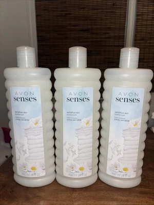 Baño de burbujas de piel sensible 3 Avon Senses (mousse de baño) Peau Sensible 24 fl. 0Z. Foto 1 de 3