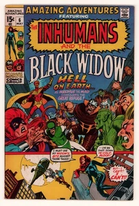 Amazing Adventures #6 BLACK WIDOW INHUMANS NEAL ADAMS DON HECK Marvel 1971 VG - Picture 1 of 5