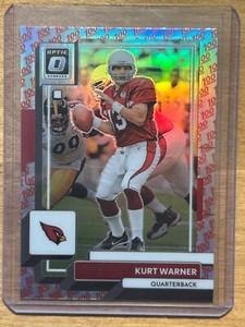 2022 Donruss Optic - Kurt Warner - 100 One Hundred Emoji SSP 💯 - Cardinals Rams