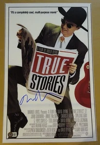 Signed DAVID BYRNE Autographed TRUE STORIES 11"x17" Photo Beckett BAS COA - Picture 1 of 5