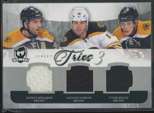 Tyler Seguin Patrice Bergeron Nathan Horton 2011-12 The Cup Trios Jersey 21/25