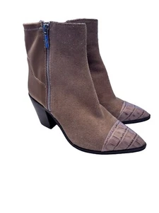 NEW! Donald Pliner Women's Waldon Leather Bootie Caramel Size 6 - Picture 1 of 11