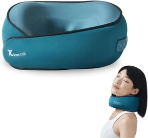 Moran Green - Cuscino Massaggio Elettrico 7C Massaggiatore Collo Shiatsu Calore Tessuti Profondi - Foto 1 di 9