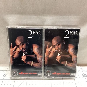 2Pac - All Eyez on Me - 1996 2 Cassette Tape Set!! Tupac Shakur/Suge Knight Eyes - Picture 1 of 9