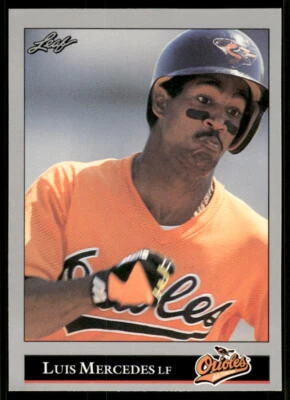 1992 Leaf #130a Luis Mercedes - Image 1 of 2