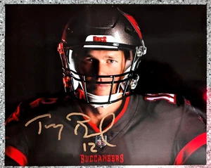 Tom Brady Tampa Bay Bucs Signed Autographed 8 X 10 Photo Patriots NFL - Picture 1 of 1
