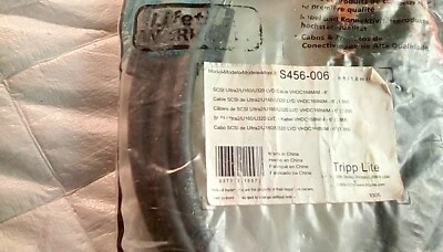 Tripp Lite S456-006 Ultra2/U160/U320 External SCSI Cable with Offset VHDCI68 Con - Image 1 of 4