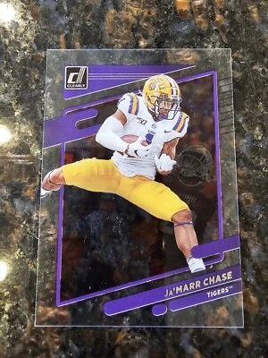 2023 Chronicles Draft Picks JaMarr Chase Donruss Clearly Green #7 LSU - Image 1 of 2