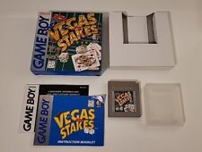 Vegas Stakes Nintendo Game Boy 1994 - CIB - Complete In Box **VERY NICE**