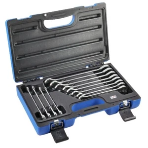 TRAX 12Pcs Straight Cr.V 12PT Metric Ratchet Spanner Wrench Set ARX-0012GM - Picture 1 of 6