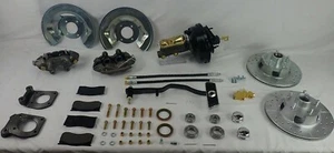 1967 Ford Mustang front disc brake conversion v-8 4 piston power - Picture 1 of 3