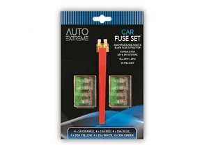 25 Piezas - JUEGO DE FUSIBLES DE COCHE AX 24 fusibles de hoja surtidos y 1 herramienta extractora de fusibles de hoja - Imagen 1 de 1