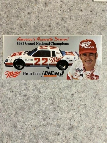 Vintage NASCAR Driver Postcard/Photo - Bobby Allison Cover