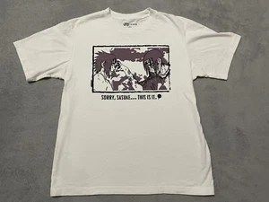 Uniqlo UT X Naruto Sasuke and Itachi Uchiha Farewell T Shirt Size M White Naruto - Picture 1 of 16