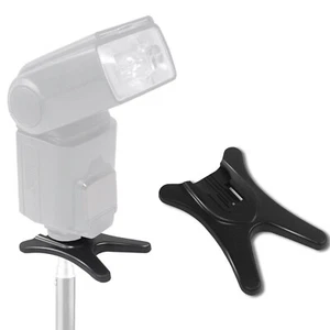 Flash Bracket Shoe Mount Stand Base Adapter Nikon Canon Olympus Panasonic Sony - Picture 1 of 5