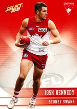 2012 Sydney Swans AFL Premiers Select Champions Card - Josh Kennedy