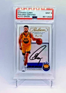 NBA 2023 "STEPHEN CURRY" Auto Gold 1/1 PSA 9 GSW One of One Reclaim Authentic - Picture 1 of 3