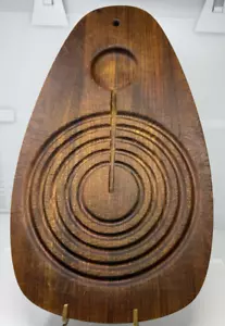 Vintage Dansk Denmark Teak Schneidebrett Hack Tablett Platte IHQ groß 20" RAR - Bild 1 von 17