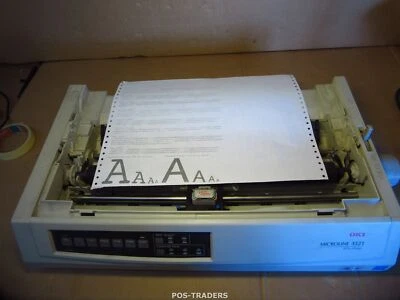 OKI MICROLINE 3321 USB A3 9-Pin Dot Matrix Impact Printer NO ROLL - NO COVERS - Bild 1 von 4