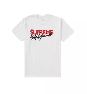 Supreme Yohji Yamamoto Logo T-Shirt Tee White Size Large - FW20 NWT - Picture 1 of 1