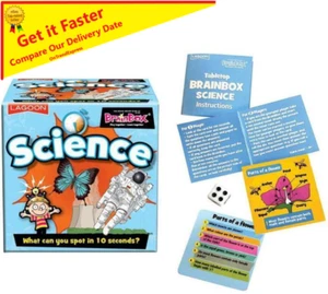 Brainbox Science Mini Trivia Learning Game NEW - Picture 1 of 7