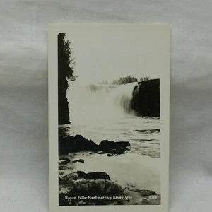 Vintage Echt Foto Postkarte Upper Falls Montmoreny River Quebec Kanada Szene  - Bild 1 von 7