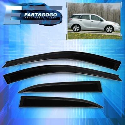 For 03-08 Toyota Matrix E130 Tape On Wind Sun Rain Window Visor Guard Deflector - Image 1 of 4