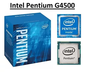 Intel Pentium G4500 SR2HJ Dual Core Processor 3.5 GHz, Socket LGA1151, 51W CPU - Picture 1 of 4
