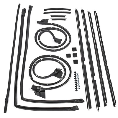 17 Pcs Door Tailgate Weatherstripping Seal Kit 2135478 For 78-87 Chevy El Camino - Image 1 of 4