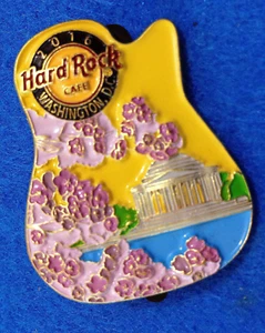 WASHINGTON 16 CHERRY BLOSSOM FRIENDSHIP JEFFERSON MEMORIAL Hard Rock Cafe PIN #2 - Picture 1 of 1