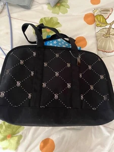 Victoria's Secret Logo Stylish Black Tote Bag NWT - Picture 1 of 5