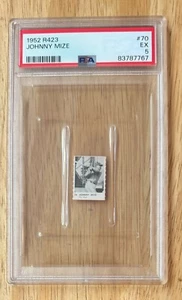 Johnny Mize 1952 R423 #70 - PSA 5 - Hall of Fame!! - Picture 1 of 2