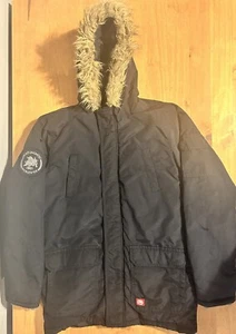 ECKO UNLTD Black Parka Coat/ Jacket, Girls Age 13yrs. Ideal for School - Picture 1 of 11