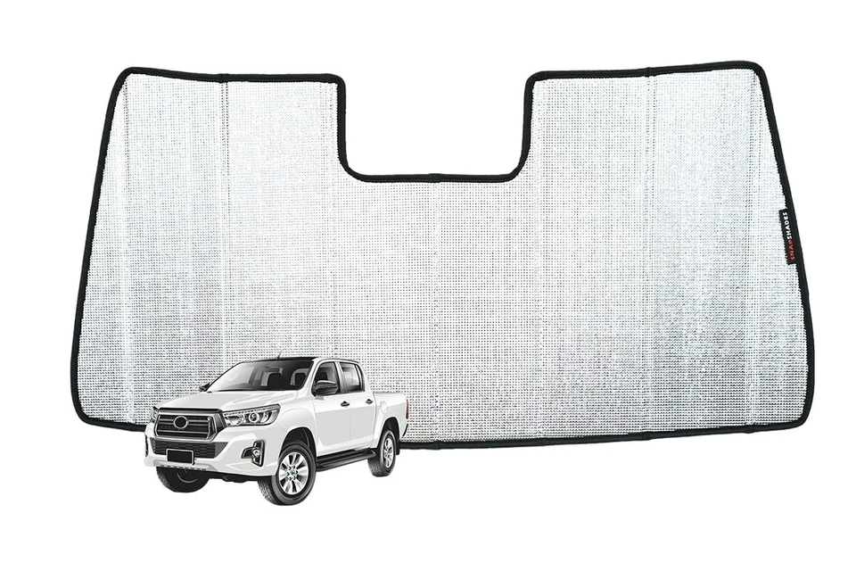 Genuine SNAPSHADES Front Windscreen Sun Shade for Toyota Hilux 8th Gen | Truc... - Image 1 of 4