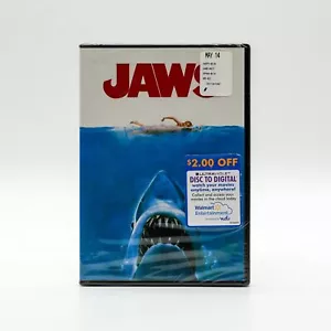JAWS DVD Shark Thriller Movie Spielberg Dreyfuss Bonus Features 1975 NEW Sealed! - Picture 1 of 4