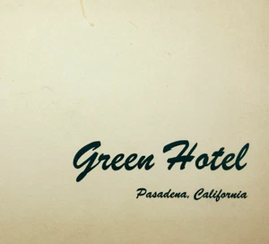 Green Hotel Pasadena CA Souvenir Photo circa 1940-50s - Picture 1 of 5