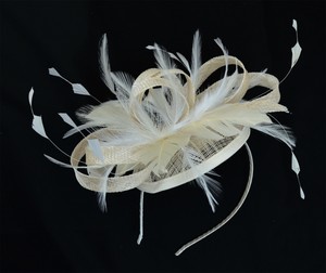 Beige Fascinators for Women for sale 